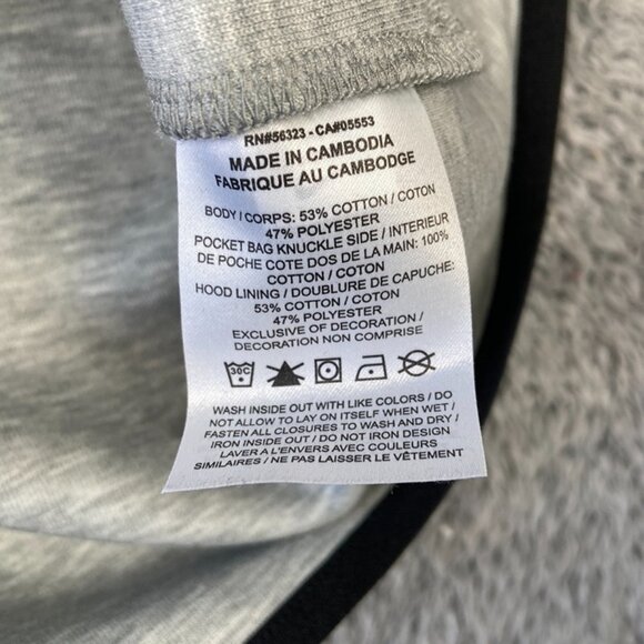 Nike NSW Windrunner Tech Fleece Zip Hoodie Size Medium Men Heather Grey - Picture 5 of 5